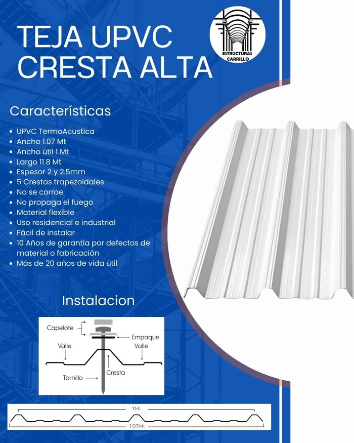 Teja UPVC Cresta Alta